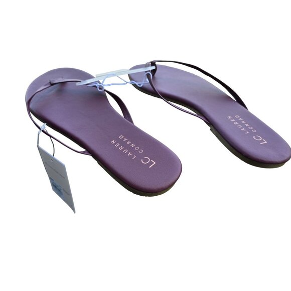 Lauren Conrad Womens Burgundy Sandals Size 9 New With Tags - Picture 3 of 5